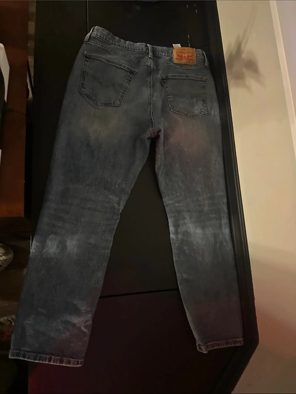 Levi's Men's Straight Jeans in Washed Blue